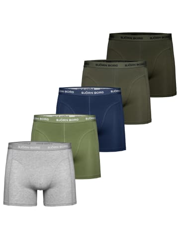 Björn Borg Boxershorts Cotton Stretch Boxer 5er Pack in multicolor