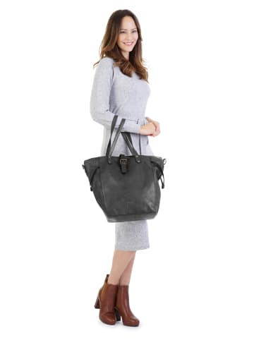 Forty degrees Shopper echt Leder in grau
