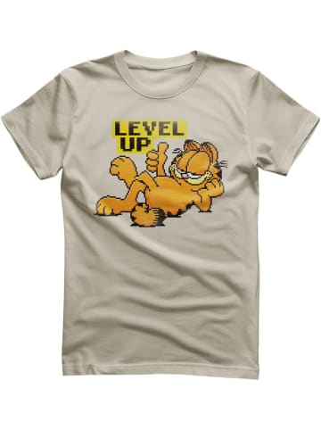 Garfield T-Shirt "Garfield Level Up T-Shirt" in Khaki