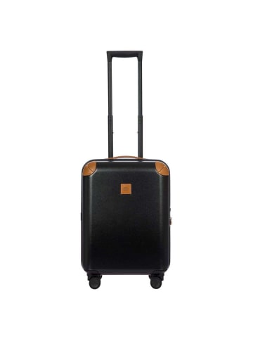 BRIC`s Amalfi - 4-Rollen-Kabinentrolley S 55 cm (cream) in schwarz