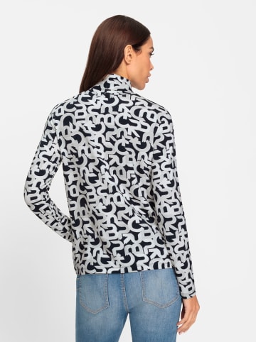 Heine Druck-Shirt in marine-ecru-bedruckt