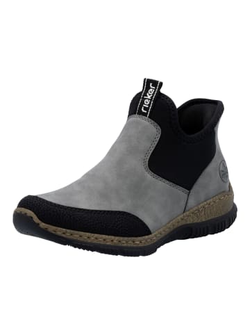rieker Stiefelette in Schwarz/Stone