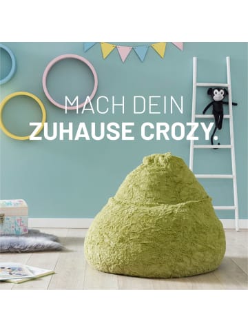 Lumaland Sitzsack Fluffy 120l grün  grün