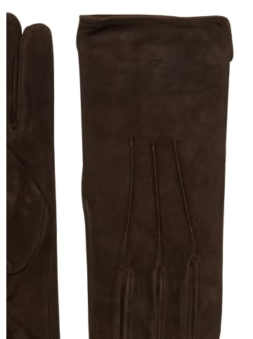 Marc O'Polo Ziegenleder-Handschuhe in Burnt Coffee