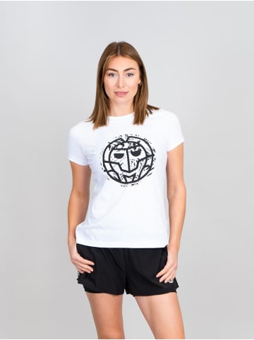 BIDI BADU Melbourne Chill Tee - white/black in Weiß/Schwarz