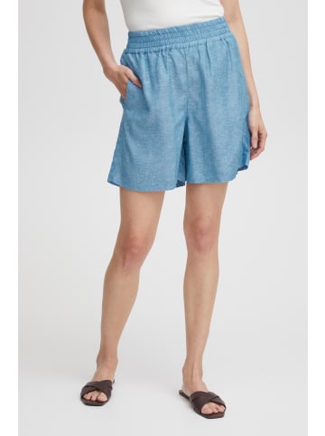 Fransa FRLin loose fit in Malibu Blue Melange