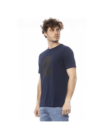 Invicta Schwarz Blau Baumwolle Herren T-Shirt