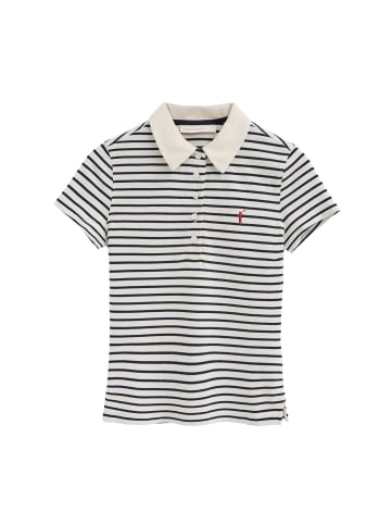 Polo Club Poloshirt RIGBY GO POLO SS STRIPES W VO in Ecru-Navyblau