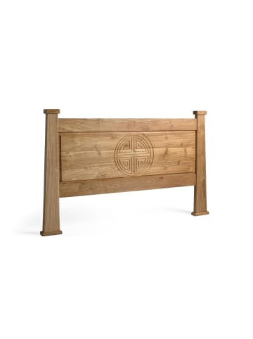 Giner y Colomer Kopfteil aus massivem Teakholz 180 cm in Brown