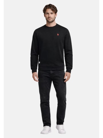 U.S. Polo Assn. U.S. POLO ASSN. Herren Sweatshirt P042 in Schwarz