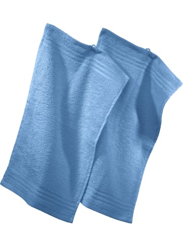 REDBEST Frottier Gästetuch 2er-Pack New York in hellblau