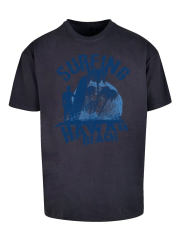 F4NT4STIC Heavy Oversize T-Shirt Hawaii Surf Beach Summer in marineblau