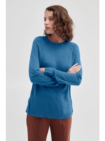 b.young Strickpullover BYMALEA SLIT JUMPER 3 - 20811905 in blau