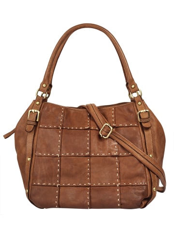 Samantha Look Shopper echt Leder in cognac