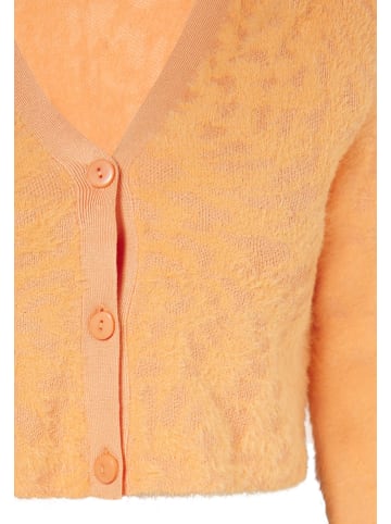 Swirly Damen Cardigan in ORANGE