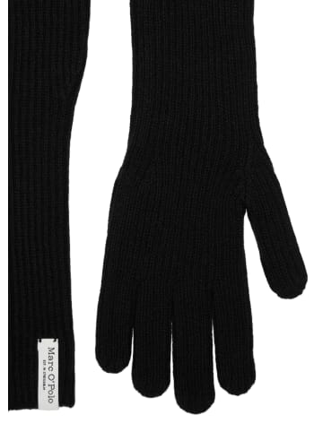 Marc O'Polo Lange Strickhandschuhe in Schwarz