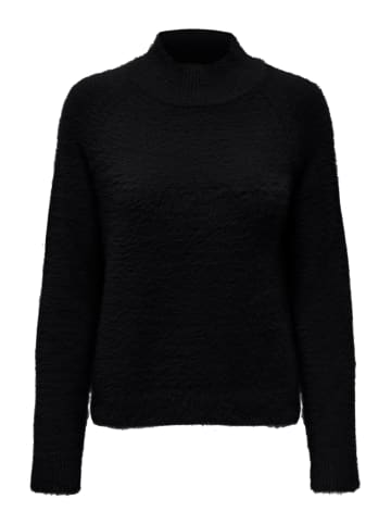 JACQUELINE de YONG Pullover Flauschiger Stehkragen Sweater Gestrickt JDYJOLA in Schwarz-2