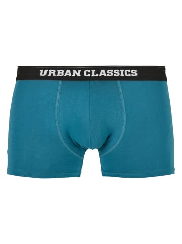 Urban Classics Urban Classics Herren Organic X-Mas Boxer Shorts 3-Pack in teddy aop+jasper+navy
