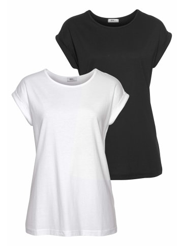 FLASHLIGHTS T-Shirt in weiß, schwarz