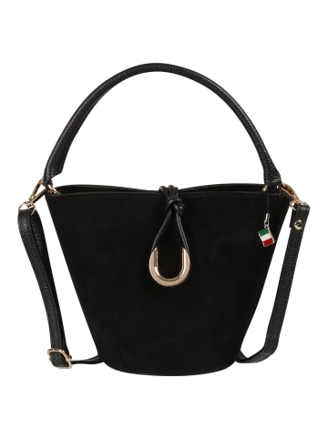 Florence Florence Handtasche Leder schwarz ca. 23cm