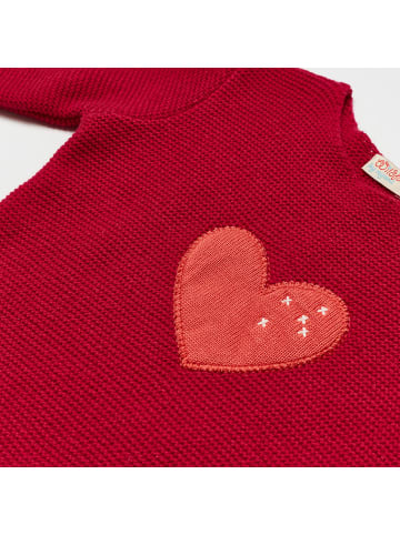 nyani Kaschmir Strickpullover HUG ME HEART WITH CROSSES mit Herz in Pink