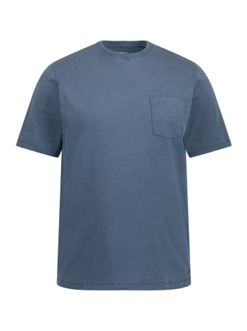 JP1880 Kurzarm T-Shirt in blue denim