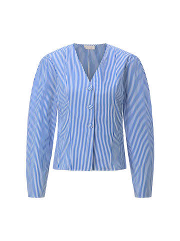 Rich & Royal Bluse in blau weiß