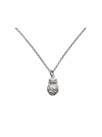 Gemshine Halskette mit Anhänger UHU in silver coloured
