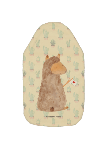 Mr. & Mrs. Panda Wärmekissen Alpaka Fahne ohne Spruch in Kaktus Grün