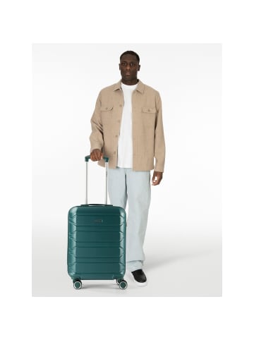 benzi 5807 4 Rollen Kabinentrolley 55 cm grün