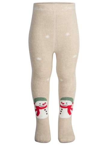 Sterntaler Strumpfhose Schneemann in natur