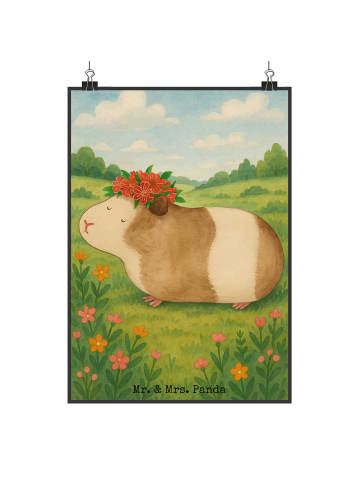 Mr. & Mrs. Panda Deko Bild Meerschweinchen Weisheit Design ohne ... in Weiß