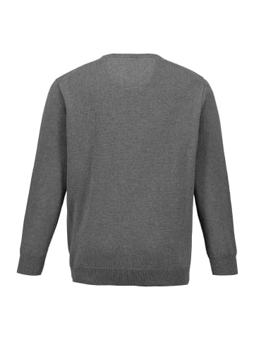 JP1880 Pullover in grau melange