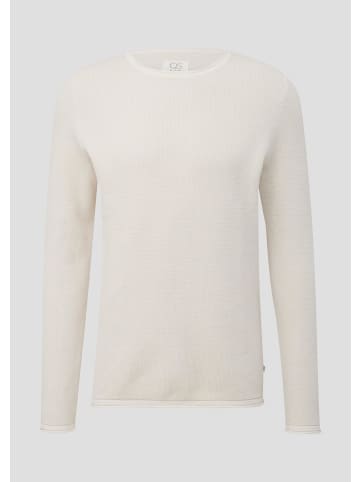 QS Strickpullover in 0330_wollweiß