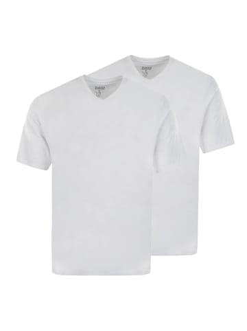 hajo T-Shirt 2er Pack in Weiß
