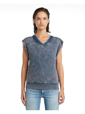 G-Star Raw Washed Sweatshirt mid blue double dye