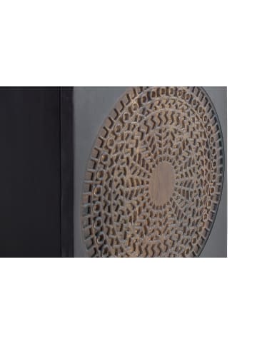 Giner y Colomer Kommode aus dunklem Walnussholz Mangoholz und Metall in Brown