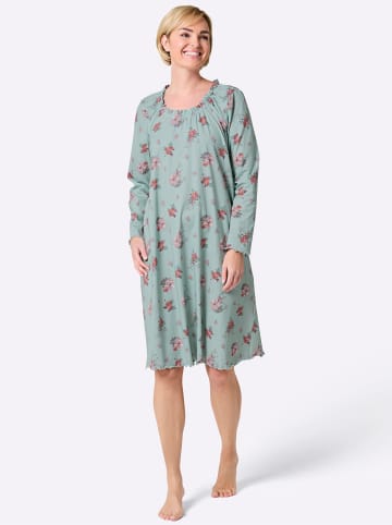 WITT WEIDEN Nachthemd in kalkmint-ecru-bedruckt