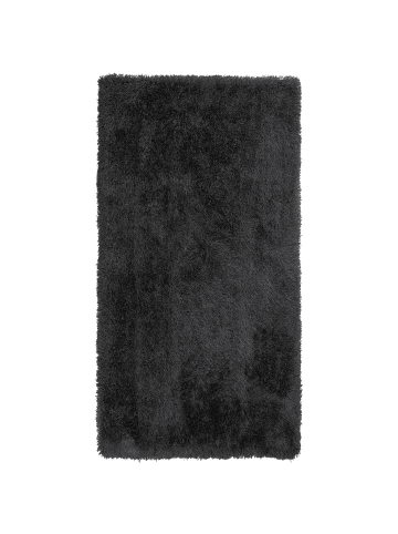Beliani Shaggy CIDE in Schwarz - (W) 80 x (H) 7 x (L) 150 cm