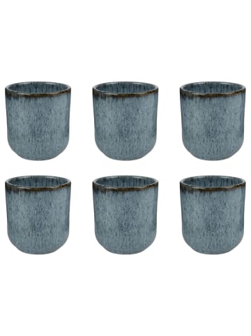 Butlers Tasse BOM DIA 6er-Set in Blau