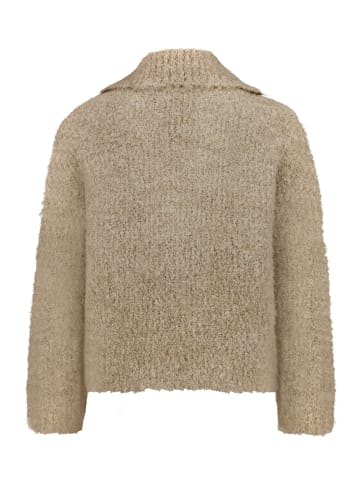 Strickpullover mit V-Ausschnitt in Light Mauve