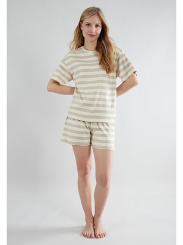 Tom Tailor Shorty Kenmare in grau-hell-Ringel