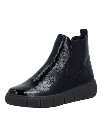 remonte Stiefelette in Schwarz Lack
