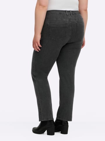 sheego Jeans in anthrazit-grey-denim