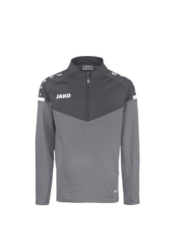 Jako Sweatshirt Champ 2.0 Ziptop in grau / dunkelgrau