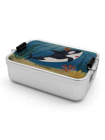 Mr. & Mrs. Panda Lunch Box Orca Zylinder Design ohne Spruch in Weiß