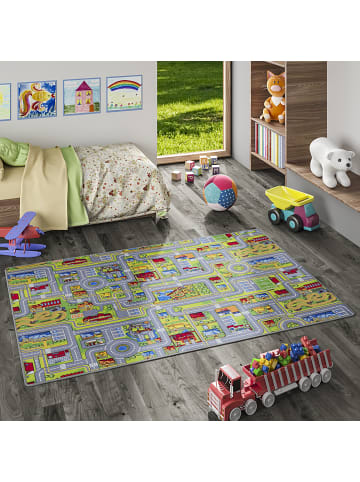 Snapstyle Kinderteppich Abenteuerland in bunt