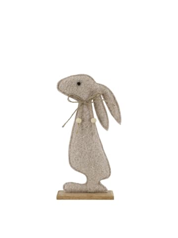 Chic Antique Kaninchen aus Filz aus Aufsteller in leinen