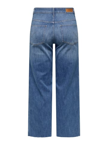 ONLY Jeans mit weitem Bein in Medium Blue Denim