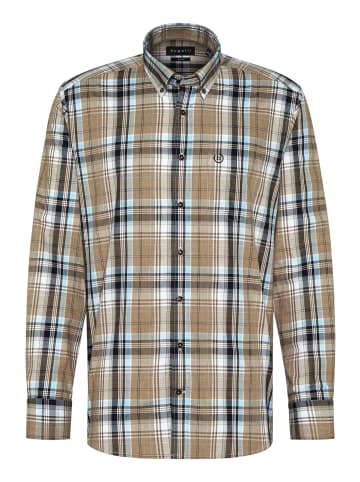 Bugatti Freizeithemd 1:1 Arm in braun